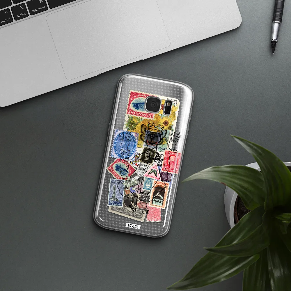 Stamp Collection Samsung S 7 Clear TPU Case