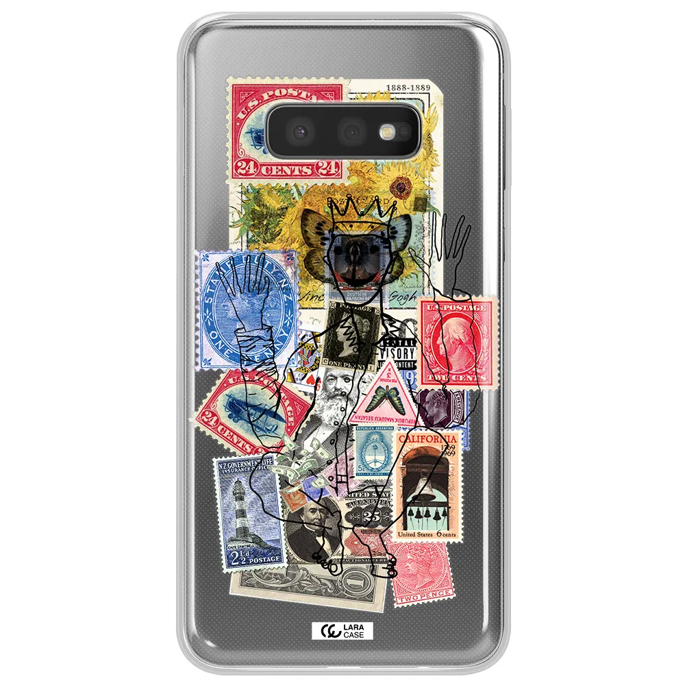 Stamp Collection Samsung S10e Clear TPU Case
