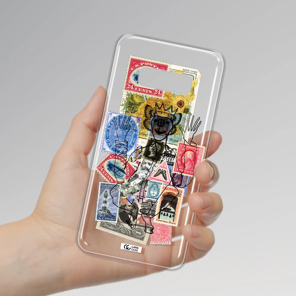 Stamp Collection Samsung S10e Clear TPU Case