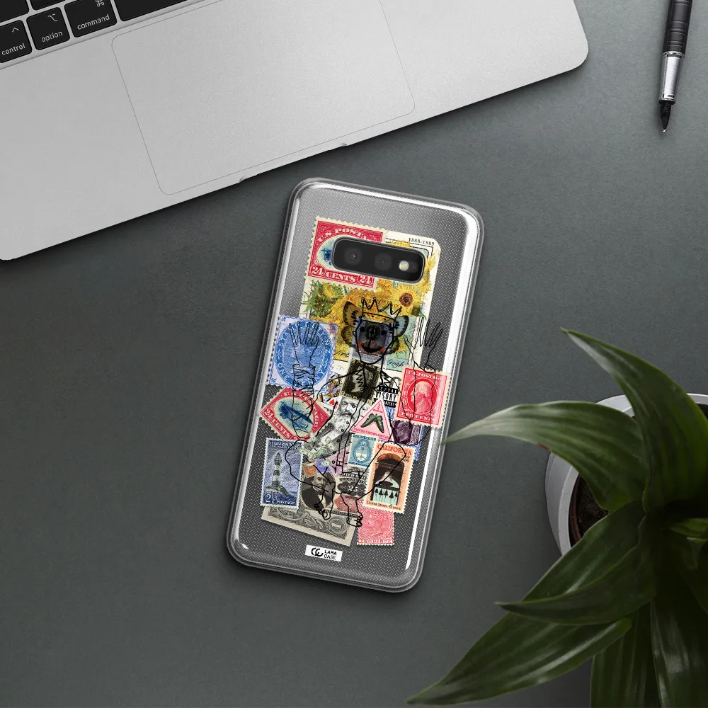 Stamp Collection Samsung S10e Clear TPU Case
