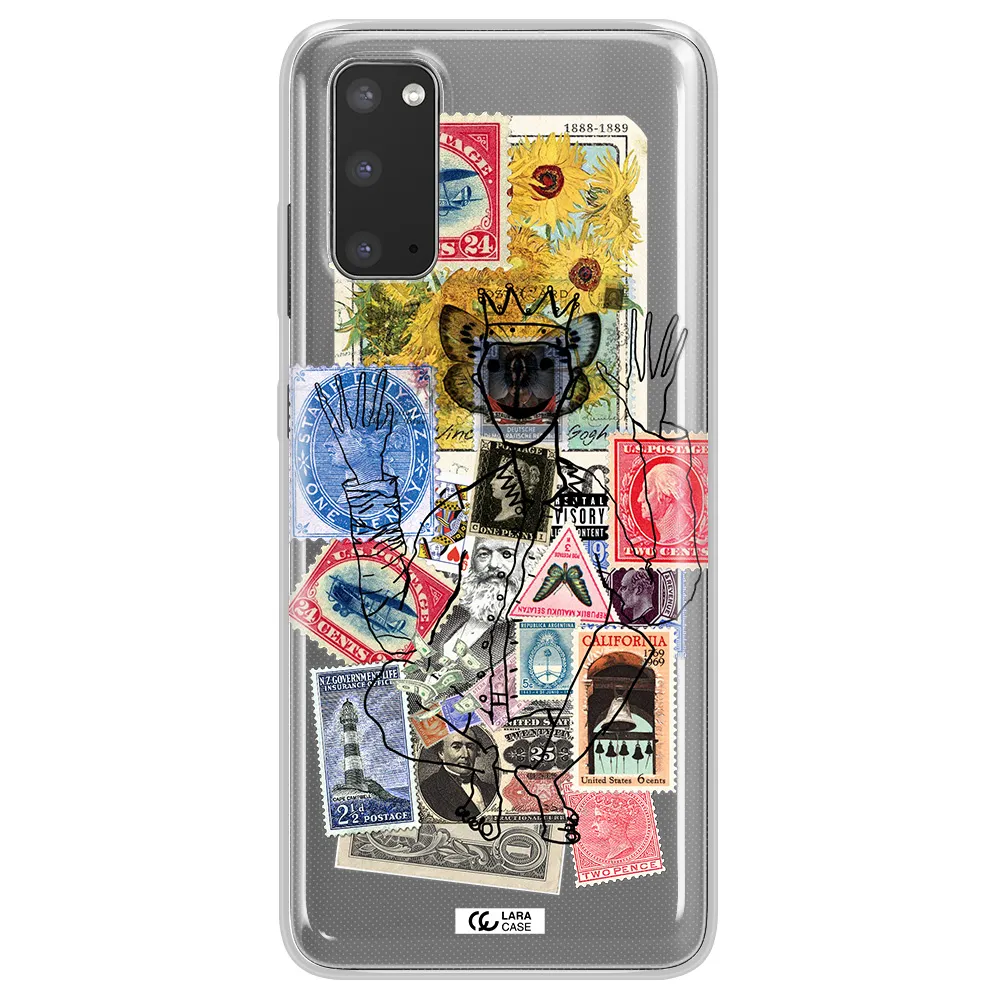 Stamp Collection Samsung S20 Clear TPU Case