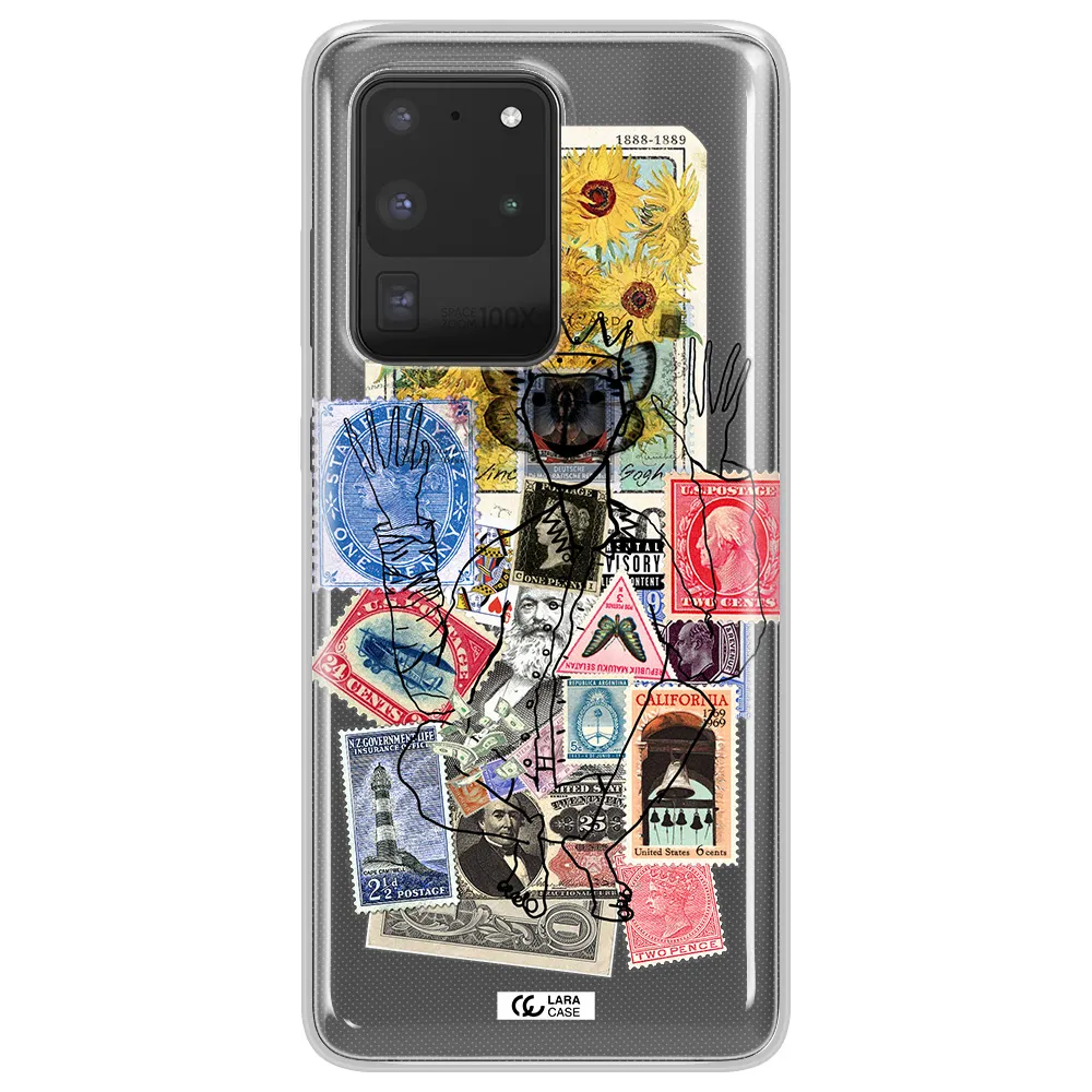 Stamp Collection Samsung S20 Ultra Clear TPU Case