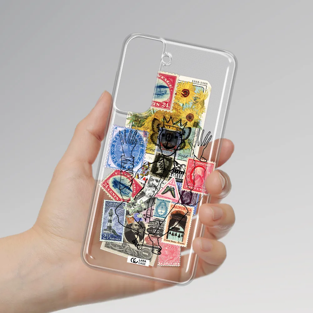 Stamp Collection Samsung S21 Fe Clear Tpu Case