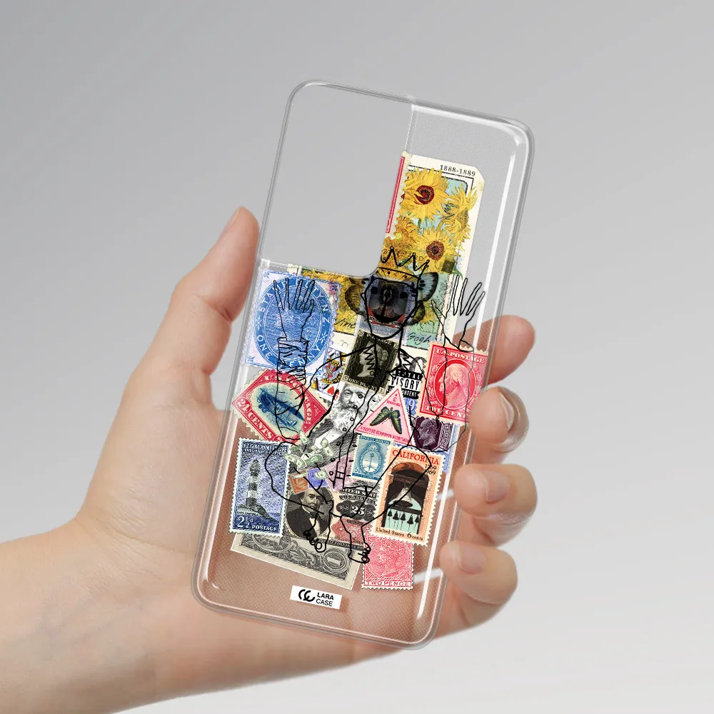 Stamp Collection Samsung S21 Ultra Clear TPU Case
