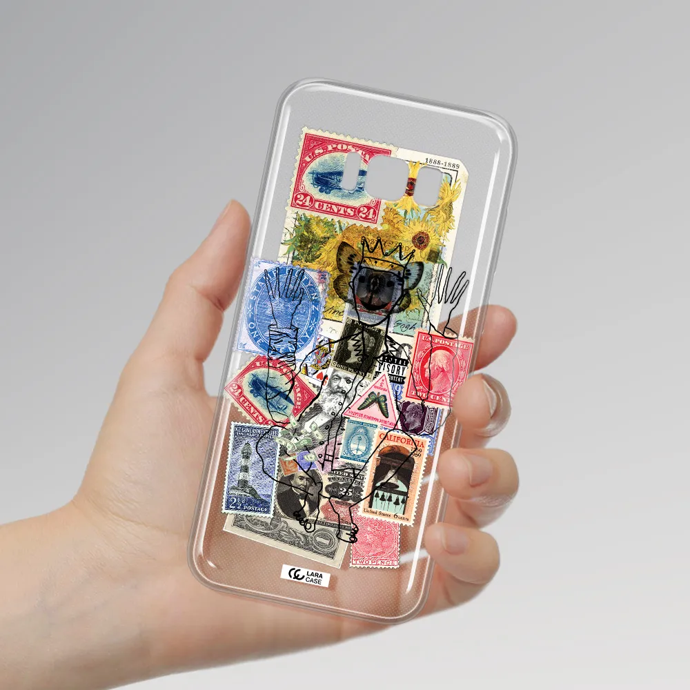 Stamp Collection Samsung S8 Clear TPU Case