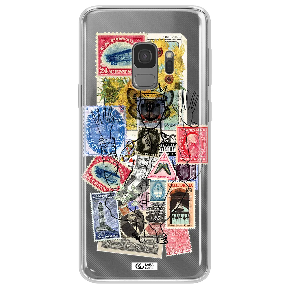 Stamp Collection Samsung S9 Clear TPU Case