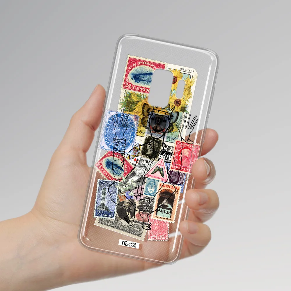 Stamp Collection Samsung S9 Clear TPU Case