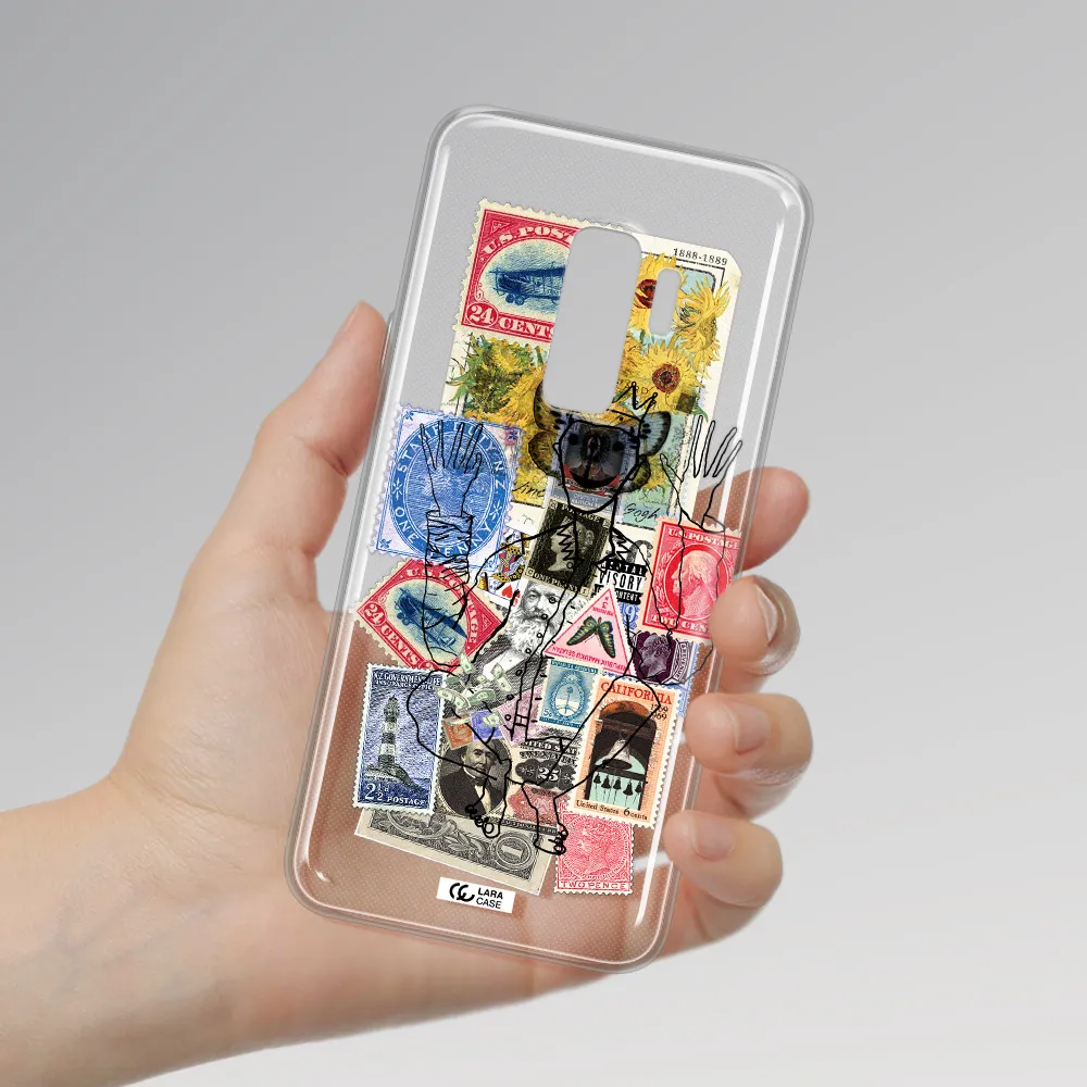 Stamp Collection Samsung S9 Plus Clear TPU Case