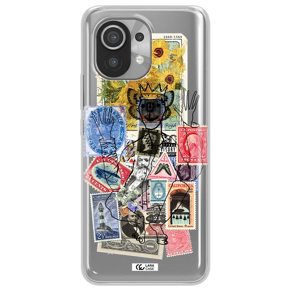 Stamp Collection Xiaomi Mi 11 Clear TPU Case