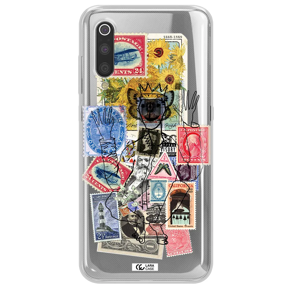 Stamp Collection Xiaomi Mi 9 Clear TPU Case