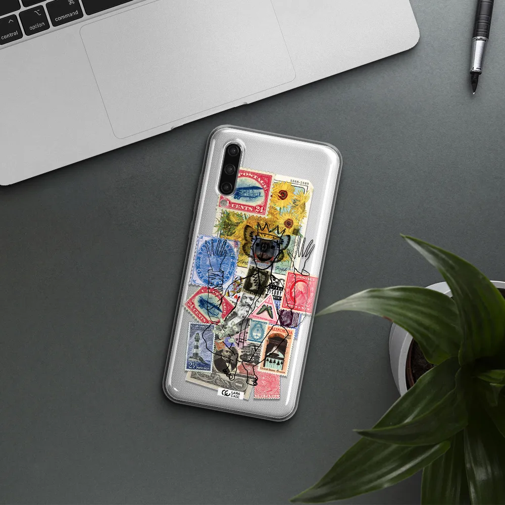 Stamp Collection Xiaomi Mi 9 Lite Clear Tpu Case