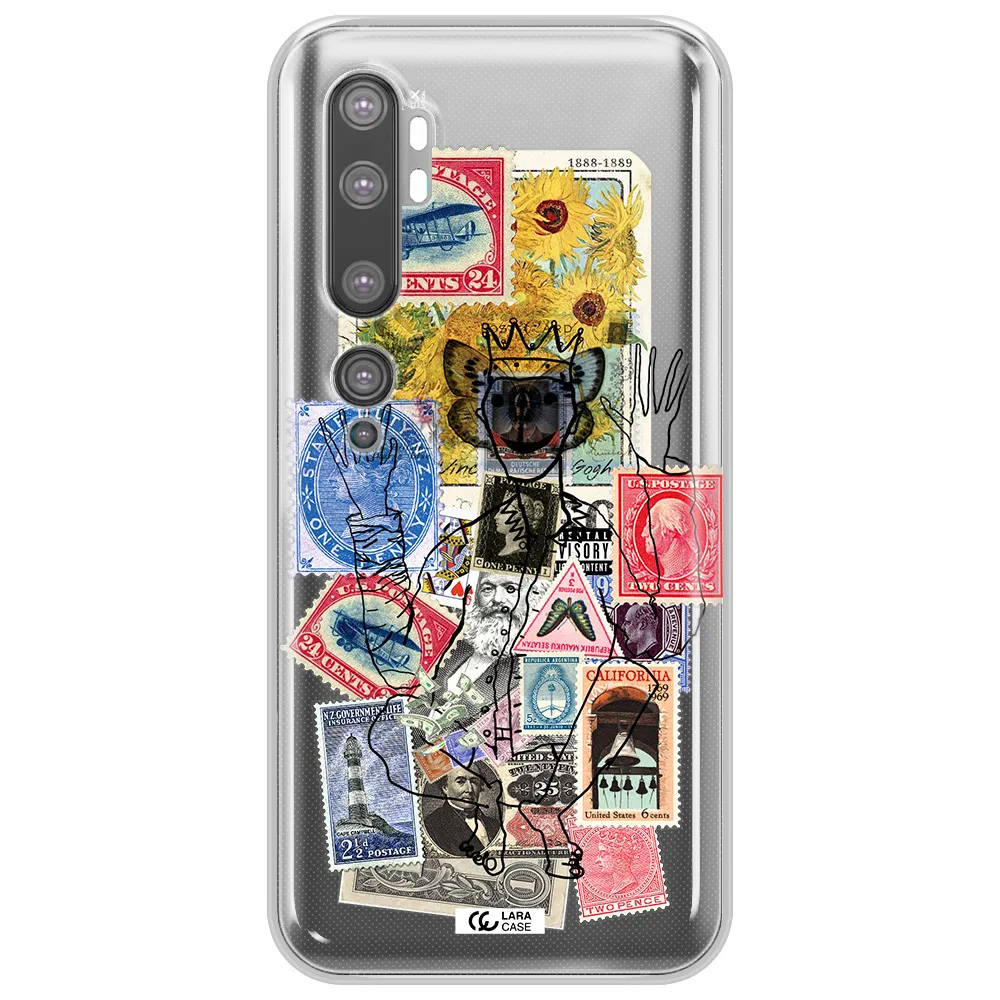 Stamp Collection Xiaomi Mi Note 10 Clear TPU Case