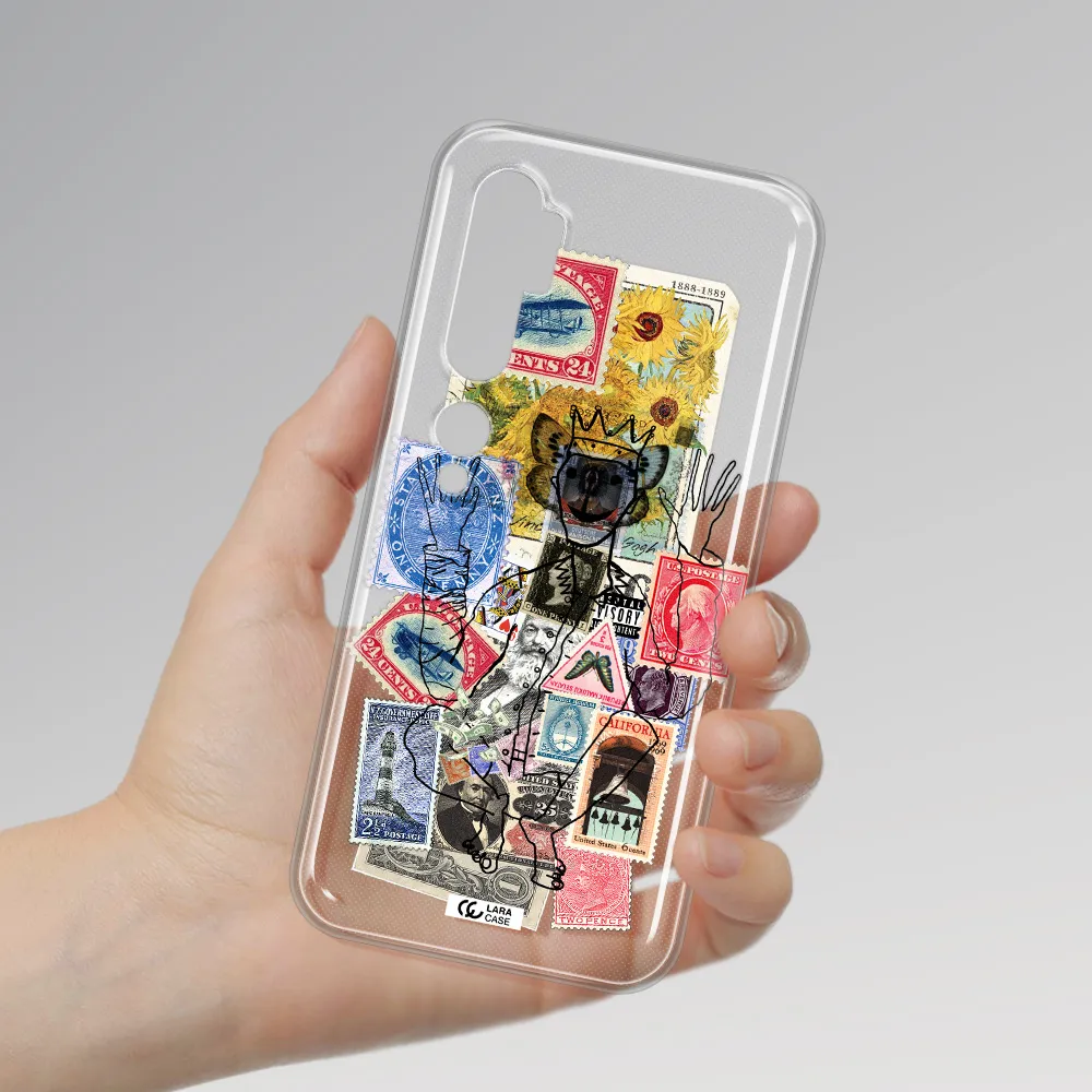Stamp Collection Xiaomi Mi Note 10 Clear TPU Case