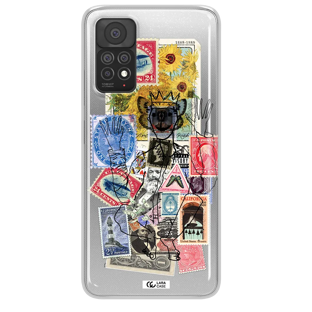 Stamp Collection Xiaomi Note 11 Pro Clear TPU Case