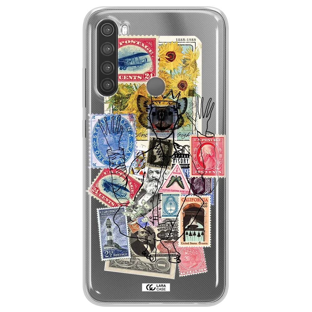 Stamp Collection Xiaomi Note 8 Clear TPU Case