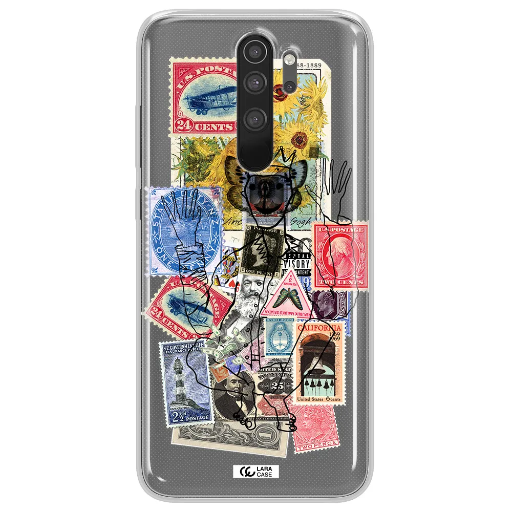 Stamp Collection Xiaomi Note 8 Pro Clear TPU Case