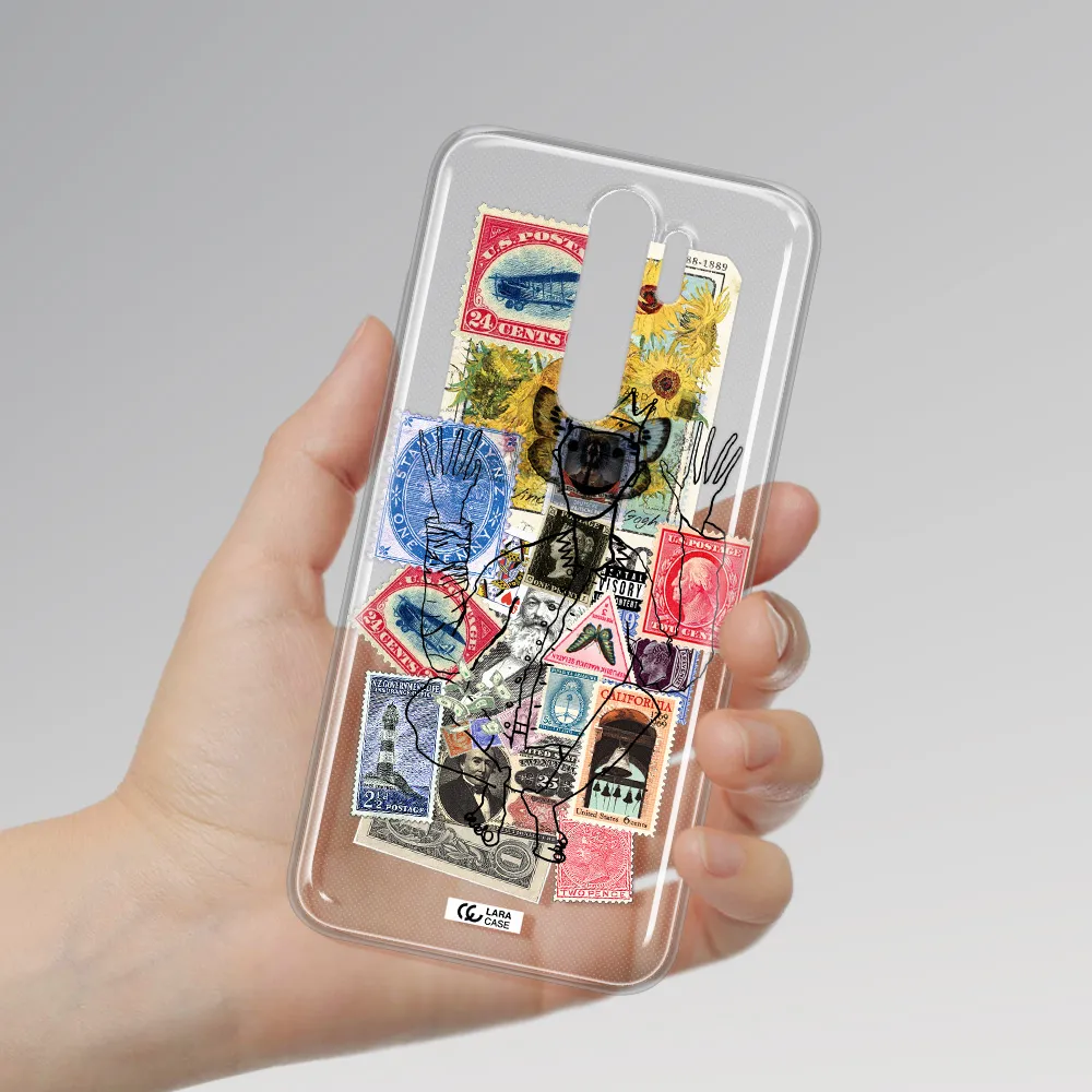 Stamp Collection Xiaomi Note 8 Pro Clear TPU Case