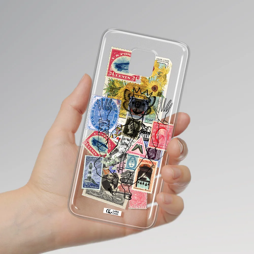 Stamp Collection Xiaomi Note 9 Pro Clear TPU Case