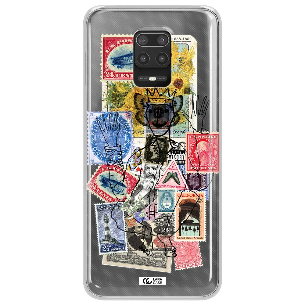 Stamp Collection Xiaomi Note 9S Clear TPU Case