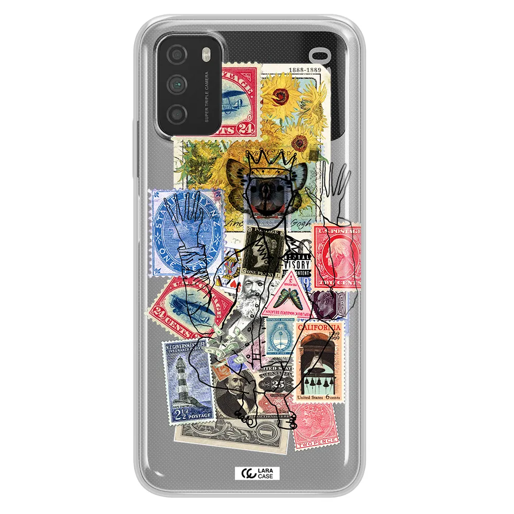Stamp Collection Xiaomi Poco M3 Clear TPU Case