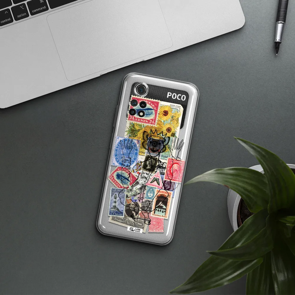 Stamp Collection Xiaomi Poco M4 Pro 4G Clear Tpu Case