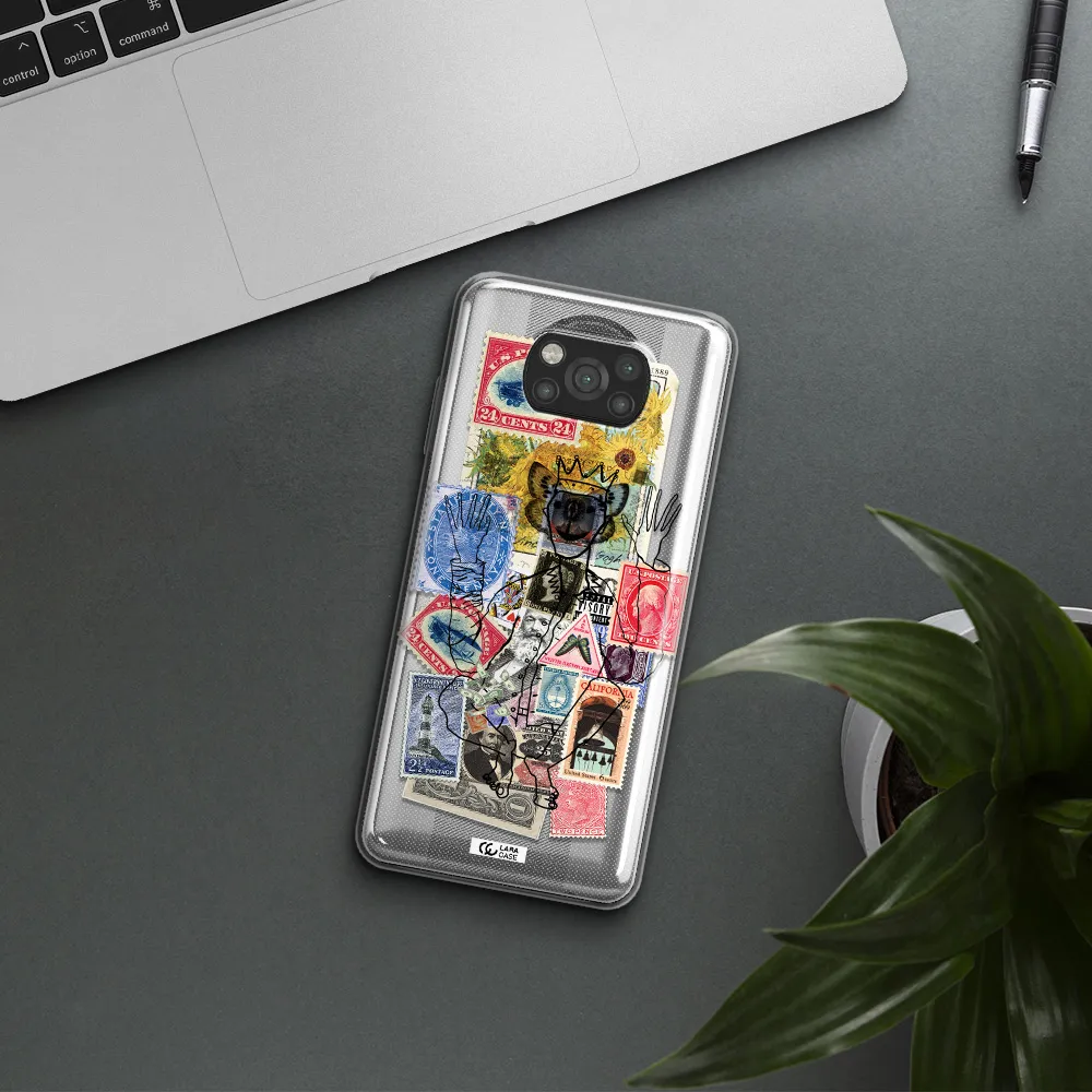 Stamp Collection Xiaomi Poco X3 Clear TPU Case