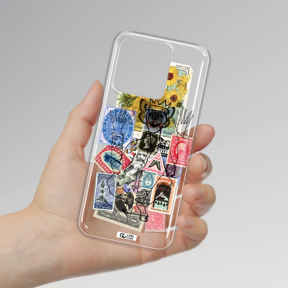 Stamp Collection Xiaomi Redmi 10A Clear TPU Case
