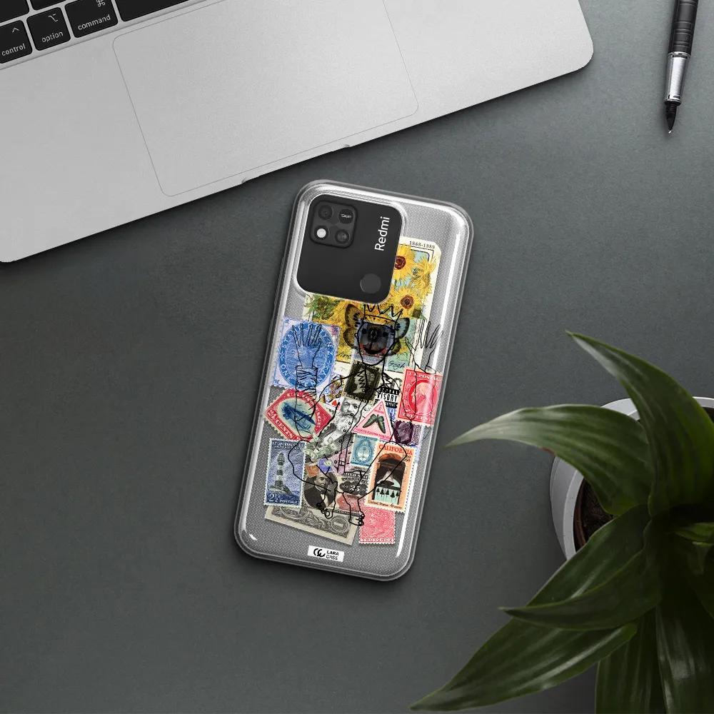 Stamp Collection Xiaomi Redmi 10A Clear TPU Case