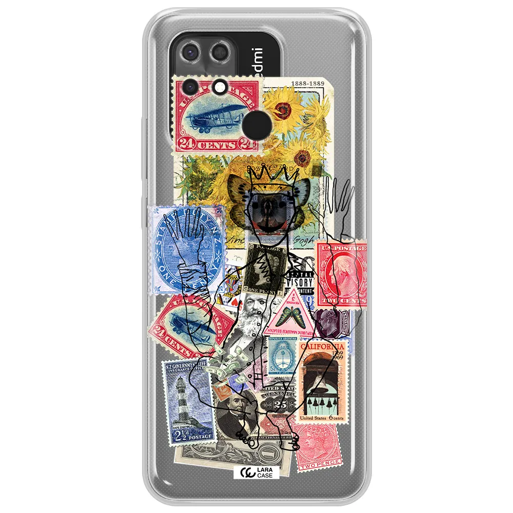 Stamp Collection Xiaomi Redmi 10C Clear TPU Case