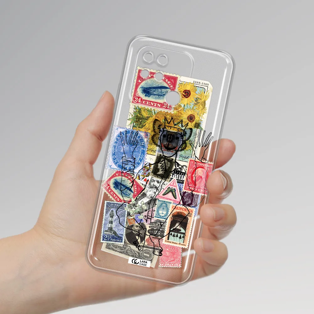 Stamp Collection Xiaomi Redmi 10C Clear TPU Case