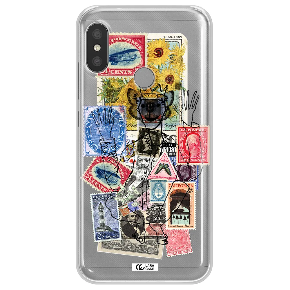 Stamp Collection Xiaomi Redmi 6 Pro Clear TPU Case