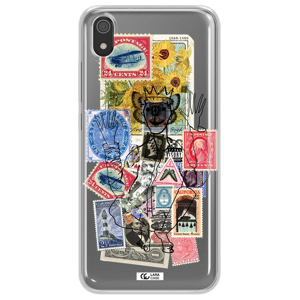 Stamp Collection Xiaomi Redmi 7A Clear TPU Case