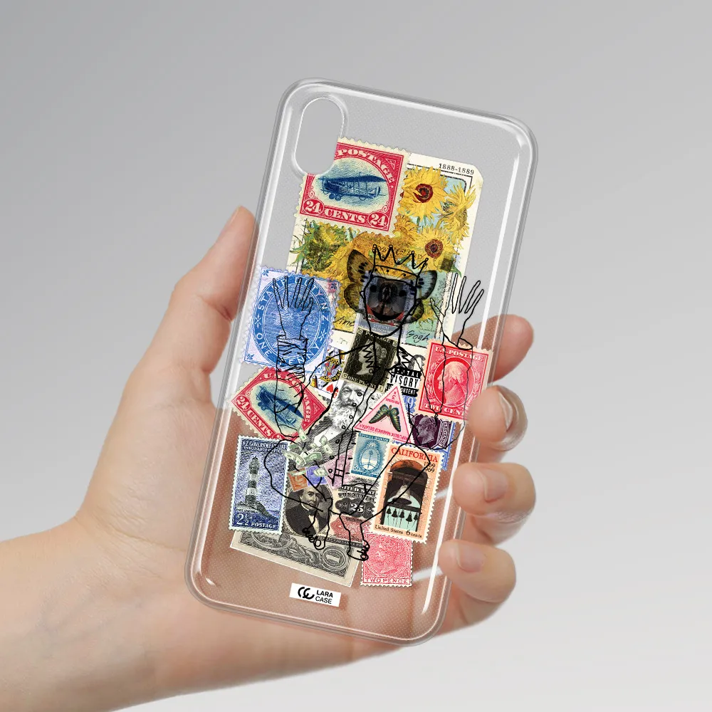 Stamp Collection Xiaomi Redmi 7A Clear TPU Case