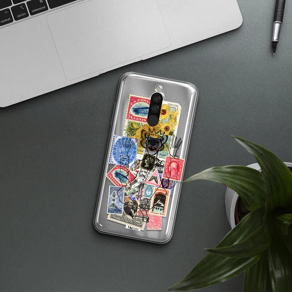 Stamp Collection Xiaomi Redmi 8 Clear Tpu Case