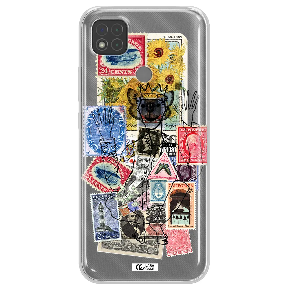 Stamp Collection Xiaomi Redmi 9C Clear TPU Case