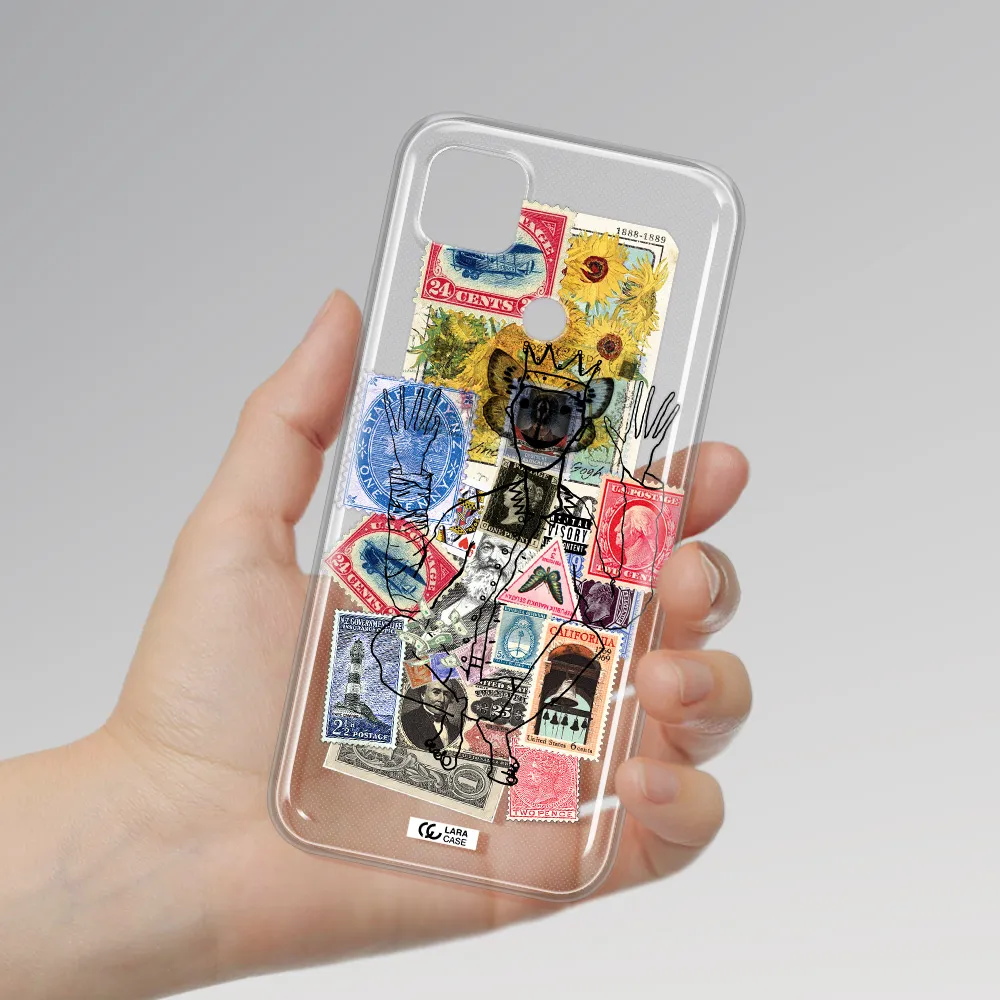 Stamp Collection Xiaomi Redmi 9C Clear TPU Case