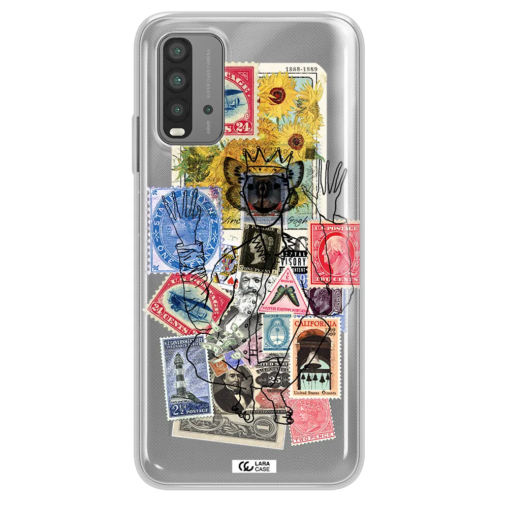 Stamp Collection Xiaomi Redmi 9T Clear TPU Case
