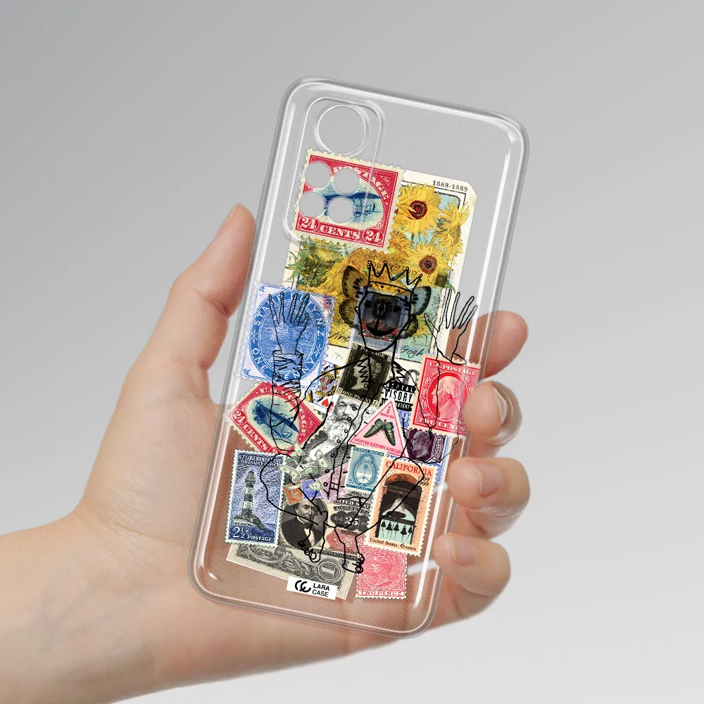 Stamp Collection Xiaomi Redmi Note 11S Clear Tpu Case