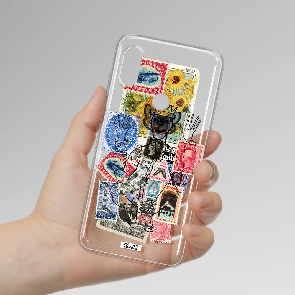 Stamp Collection Xiaomi Redmi Note 6 Pro Clear TPU Case