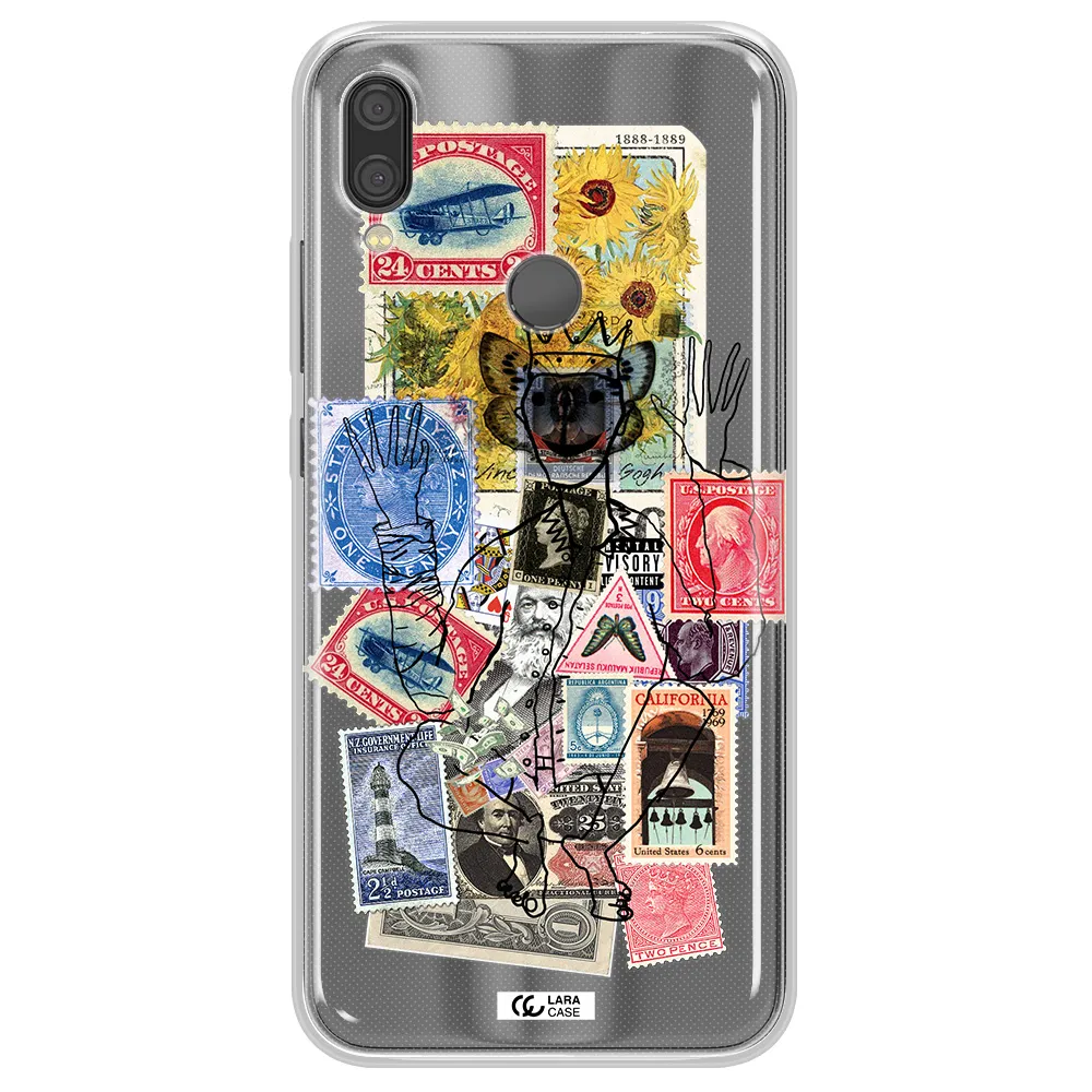 Stamp Collection Xiaomi Redmi Note 7 Clear TPU Case