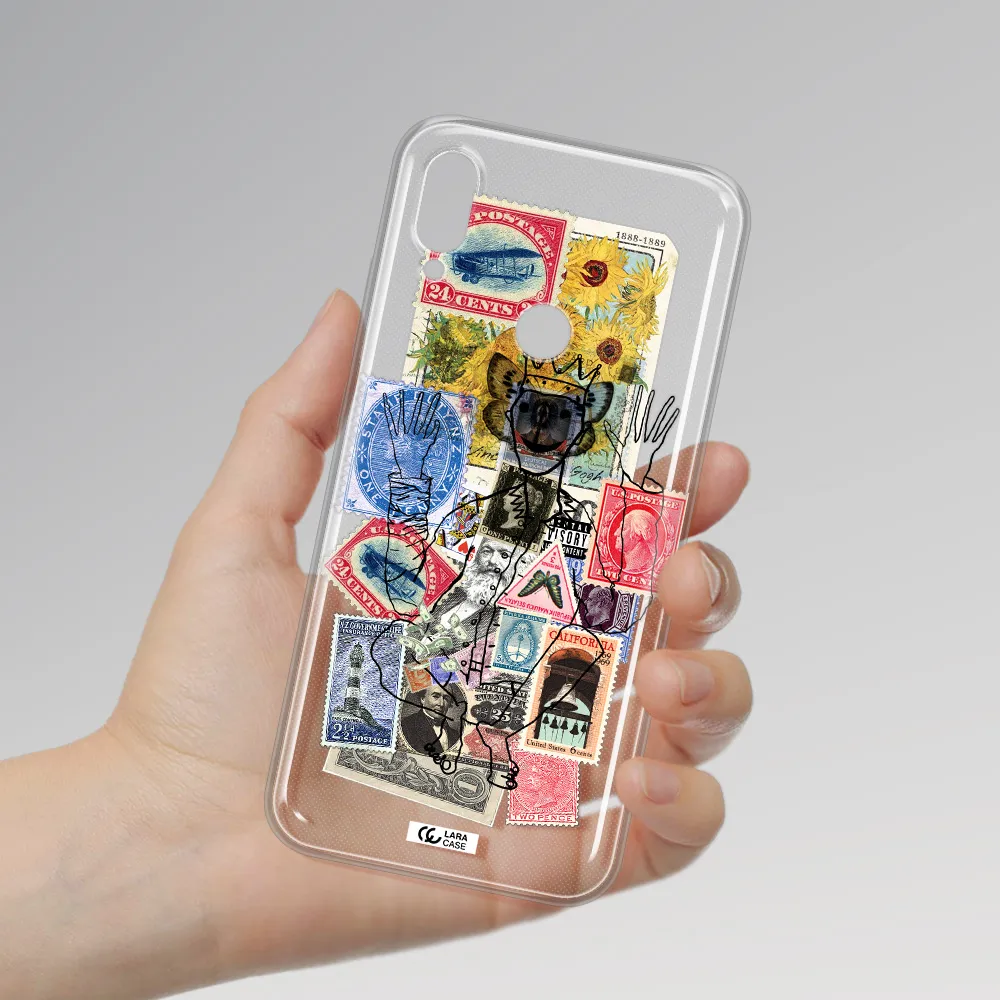 Stamp Collection Xiaomi Redmi Note 7 Clear TPU Case