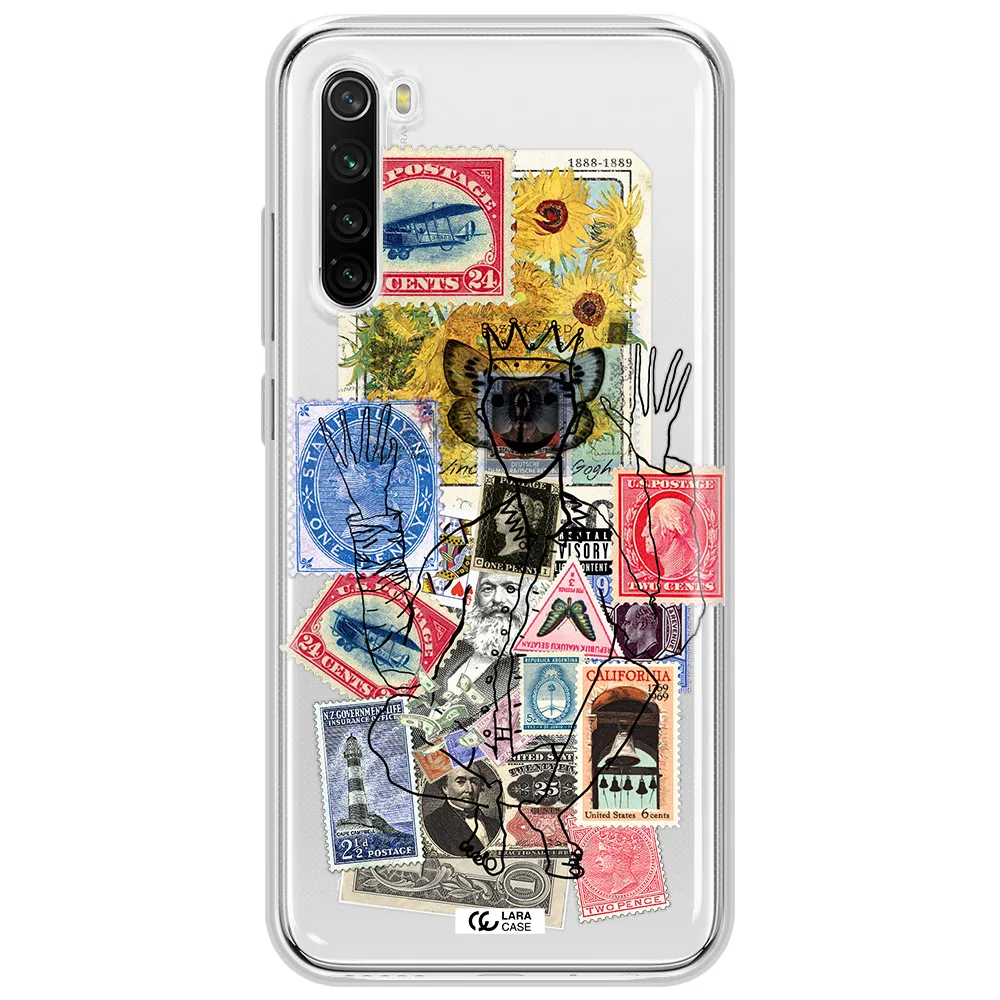 Stamp Collection Xiaomi Redmi Note 8T Clear Tpu Case