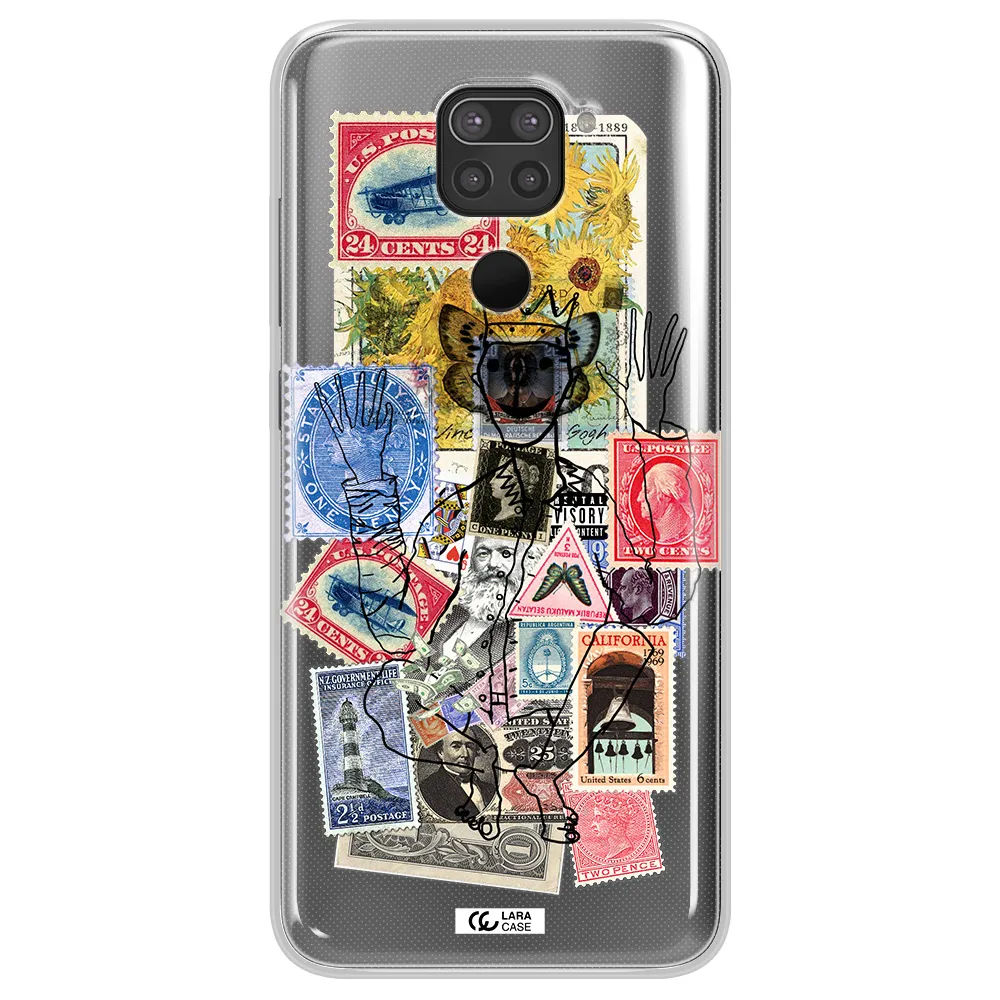 Stamp Collection Xiaomi Redmi Note 9 Clear TPU Case