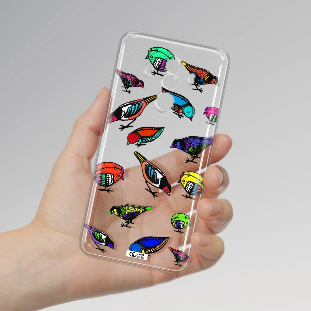 Colorful Birds Drawing Huawei Mate 10 Pro Clear TPU Case