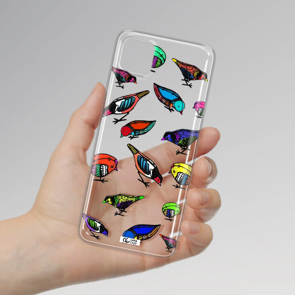 Colorful Birds Drawing Samsung A22 5g Clear TPU Case