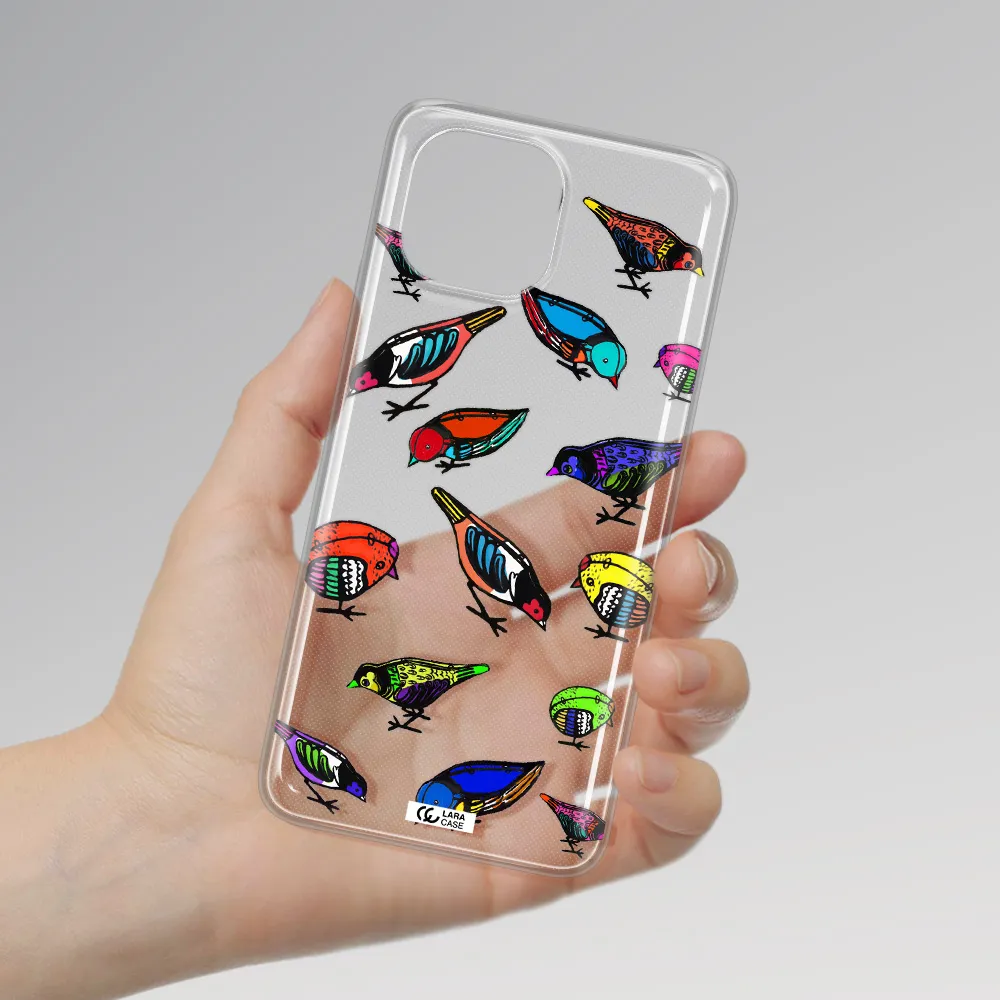 Colorful Birds Drawing Xiaomi Mi 11 Lite Clear TPU Case