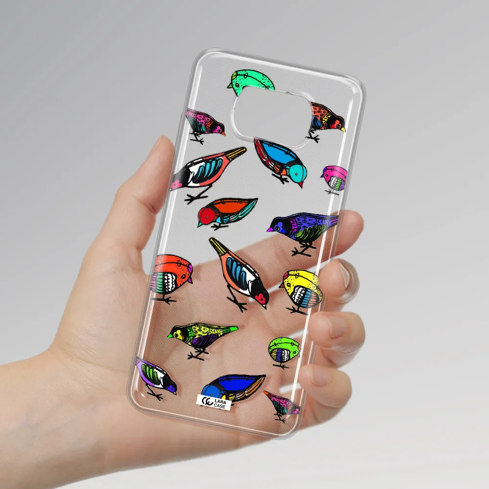 Colorful Birds Drawing Xiaomi Poco X3 Clear TPU Case