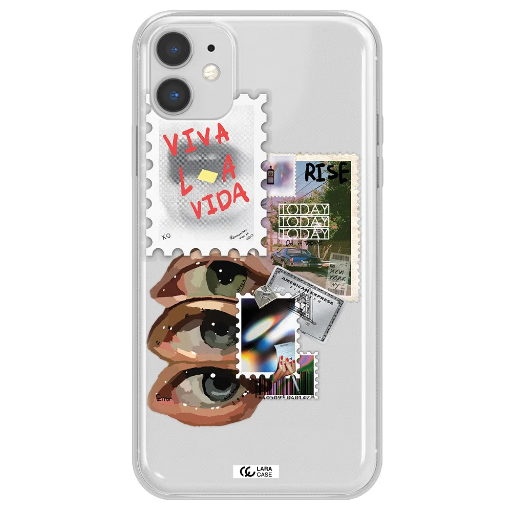 Stamp Apple iPhone 11 Clear TPU Case