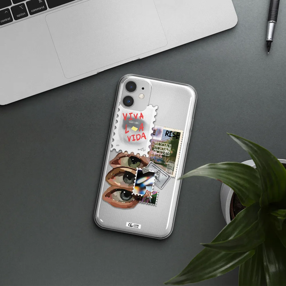 Stamp Apple iPhone 11 Clear TPU Case