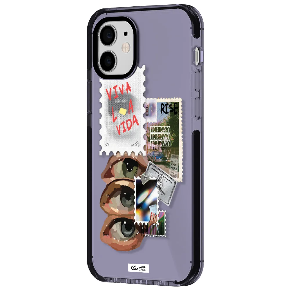 Stamp Apple iPhone 11 impact Lilac Case